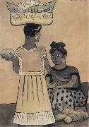 Diego Rivera Two Woman oil painting artist
